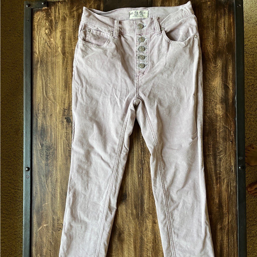 Free People Sun Chaser Cords in Frosted Lilac Purple Size 25